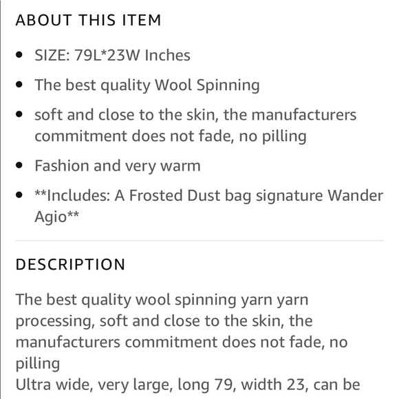 NEW Women’s Soft plaid Wool Scarf - Picture 8 of 9